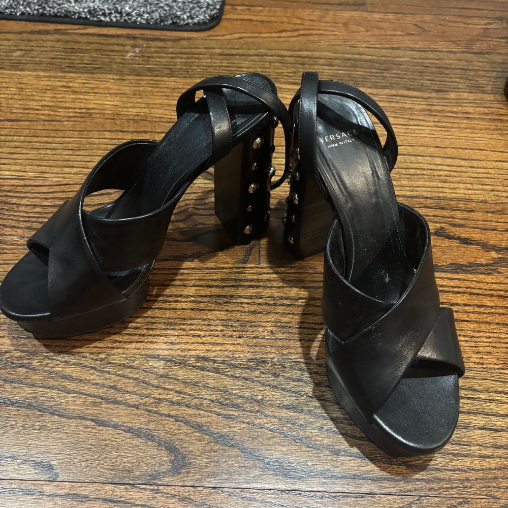 Versace Platform Heel- Size 6